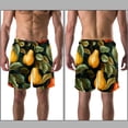 thumbnail image 3 of luoweisi Men's Beach Shorts Quick Dry Swim Trunks with Mesh Lining Pear L, 3 of 5