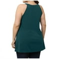 thumbnail image 4 of Womens Tops Large Solid Color Sleeveless Suspender Top Shirt Tops, 4 of 9