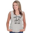 thumbnail image 4 of Bicycle Pump Tires Not Gas Eco Biker Tank Top T Shirts Men Women Brisco Brands M, 4 of 6