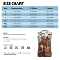 thumbnail image 5 of Lsque Animal Filled Noahs Ark Print Men's Cotton Blend Sleeveless Muscle Shirts (S-3XL)- Moisture Wicking, Odor Protection, UPF 30+,XX-Large, 5 of 8