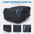 thumbnail image 4 of Rolling Backpack Ponhog para portátil de 17 pulgadas con ruedas, color negro, 4 of 7