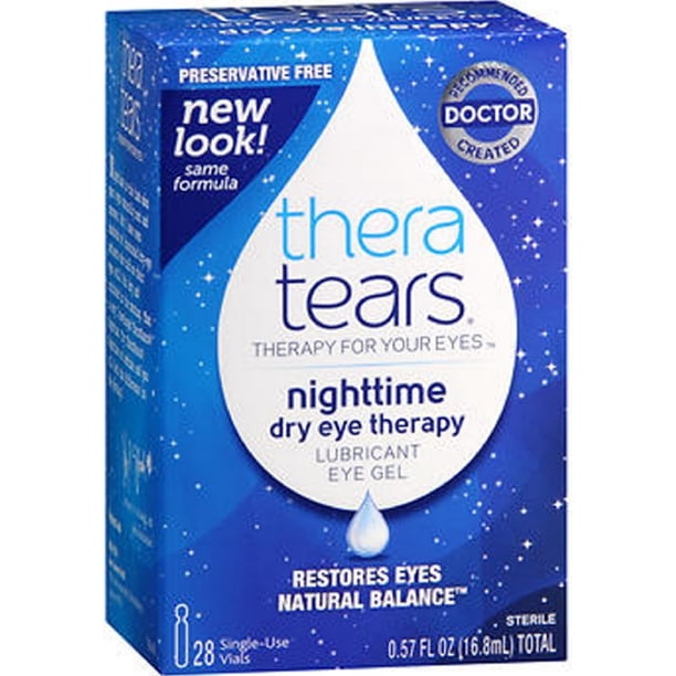 TheraTears Night Time Dry Eye Therapy 28 Each Walmart
