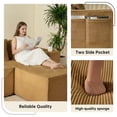 thumbnail image 6 of SOULART 133.84" boneless sectional couch,U shaped modular sectional sofa, cloud couches for living room, No Assembly Required, Brown, 6 of 15
