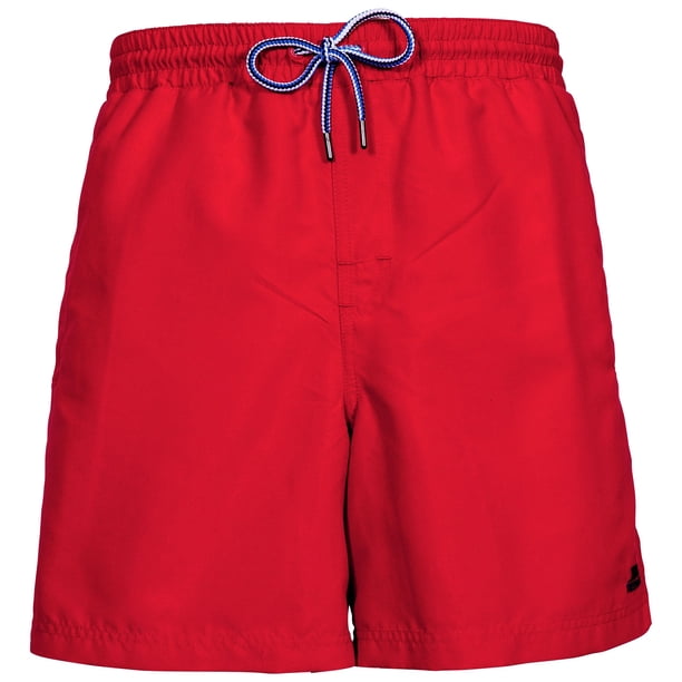 Trespass - Pantalones cortos de estilo casual modelo Gravin para hombre (Rojo)