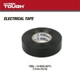 thumbnail image 2 of Hyper Tough Electrical Tape Single Roll 60 Feet Long Black, 2 of 11