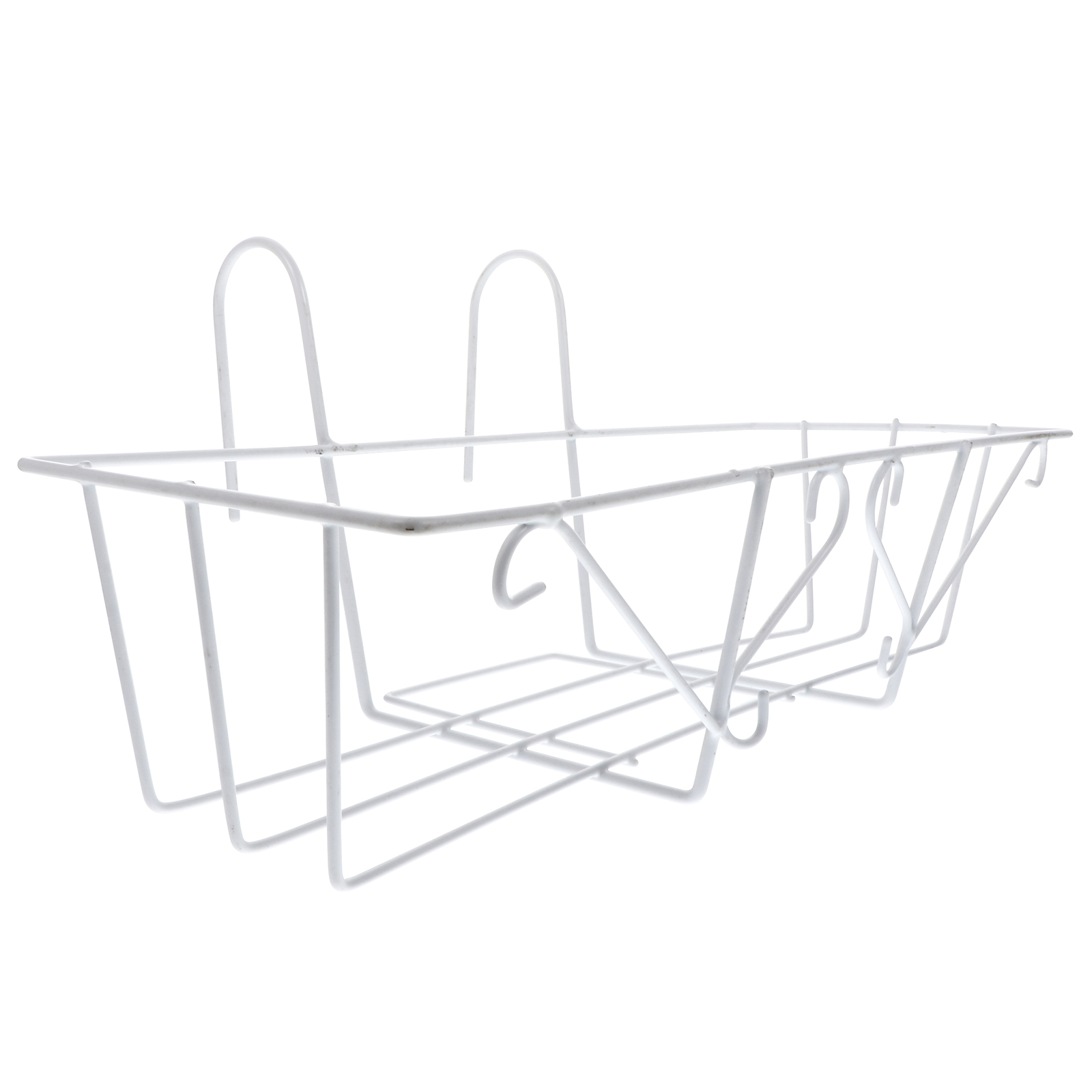 Hanging Flowerpot Rack Holder Plant Railing Deck Planters Flower