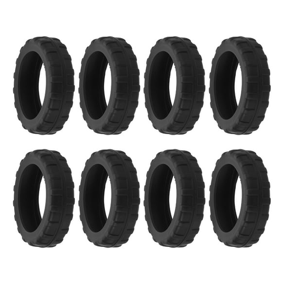 Unique Bargains Luggage Suitcase Wheels Cover, 8 Pack Silicone Carry on Luggage Wheels Cover Suitcase Wheel Covers, Black