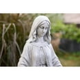 thumbnail image 3 of LuxenHome 31.5-Inch Light Gray MgO Mary Statue, 3 of 8