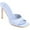 Blue, variant on Journee Collection Womens Marlowe Faux Leather Slip On Heels