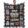 thumbnail image 1 of LHSHID Uncle Gifts for Christmas Xmas Gifts for Uncle Uncle Gifts from Niece Best Uncle Ever Gifts Gift for Uncles from Nephew Funny Uncle Birthday Gift Throw Blanket 60x80in, 1 of 6