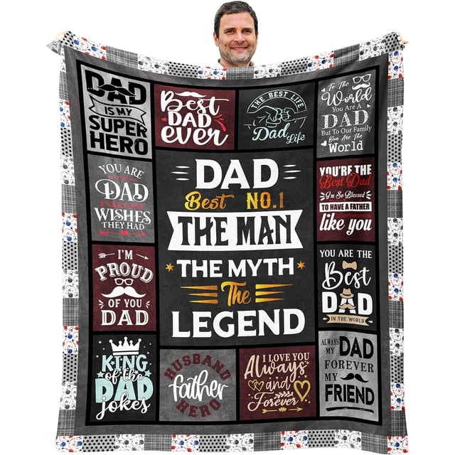 LHSHID Uncle Gifts for Christmas Xmas Gifts for Uncle Uncle Gifts from Niece Best Uncle Ever Gifts Gift for Uncles from Nephew Funny Uncle Birthday Gift Throw Blanket 60x80in