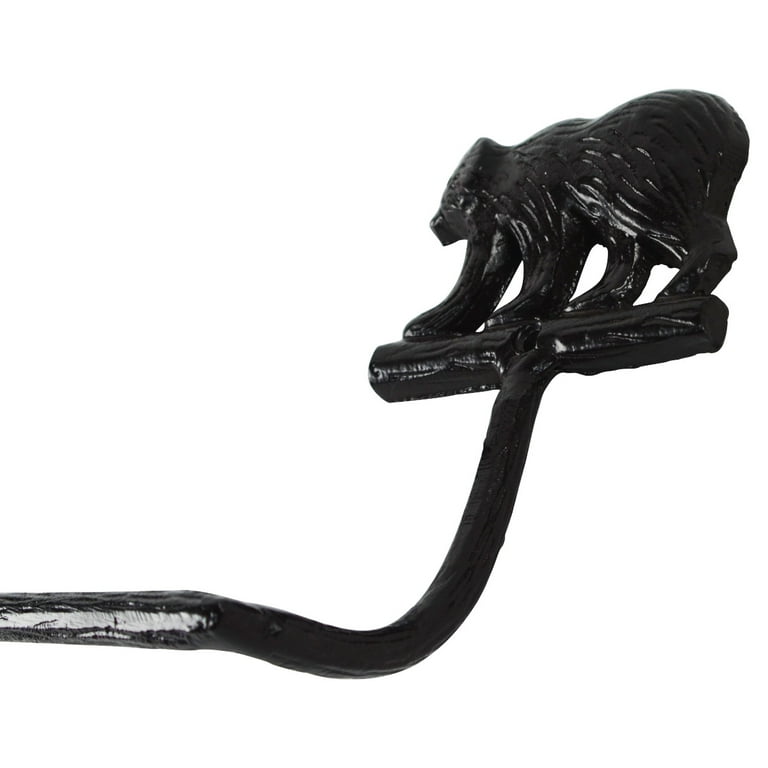 Rustic Grizzly Bear Towel Bar Hanger Rustic Grizzly Bear Towel Bar Hanger
