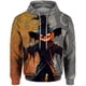 thumbnail image 5 of Sudadera con capucha informal para hombre con estampado de espantapájaros y cabeza de calabaza de otoño Novedades en sudaderas y sudaderas Sudadera con capucha holgada Ropa, 5 of 5