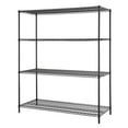 thumbnail image 7 of Excel NSF Multi-Purpose Heavy Duty 4-Tier NSF Wire Shelving Rack, 36 x 18 x 72-Inch, Black, 7 of 7