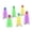 Multicolor, variant on Solar Ghost Yard Decorations Halloween Outdoor Lights Soft Glow Pathway Stake Lamps Garden Decor 6 Pack