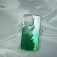 thumbnail image 6 of Gradient Feather Ripple Laser Aesthetic Shockproof Acrylic Case Compatible with iPhone Case (Gradient Blue,iPhone 12), 6 of 7