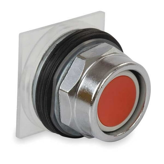Schneider Electric Recessed Push Button,Red,Non-Illum,30mm 9001KR2R
