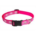 thumbnail image 1 of Reflective Skull Dog Collar, Pink - Small, 1 of 1