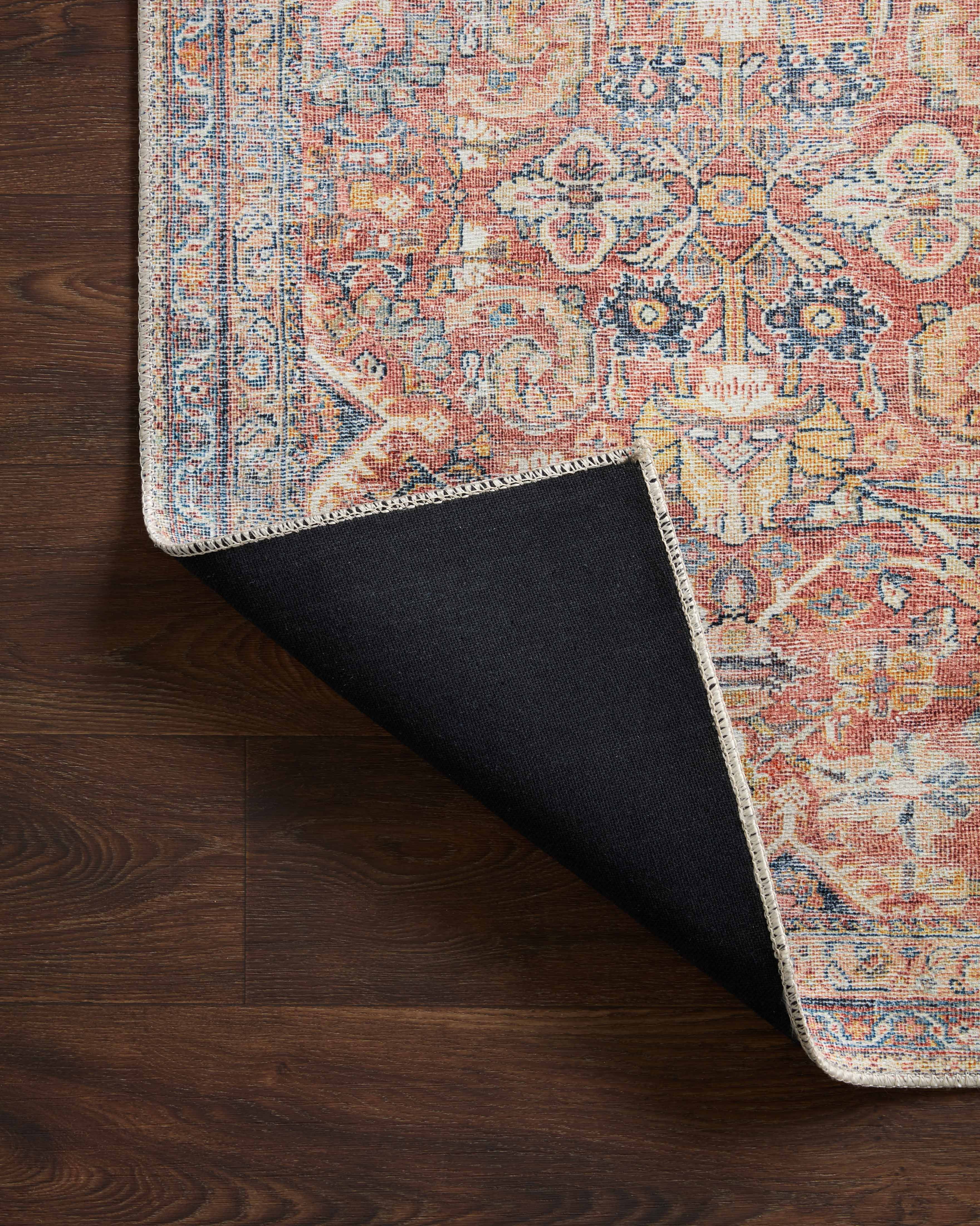 Loloi Adrian Rust / Denim 3'-6" x 5'-6" Area Rug