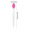 thumbnail image 2 of Double Silicone Facial Scrubber Brush Gentle Blackhead Remover Pore Cleanser Exfoliator Reusable Skin Cleaning Tool, 2 of 3