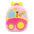 thumbnail image 2 of tamizeot Children Backpack Portable Cute Cartoon Boys Girls Automotive Pattern Zipper Adjustable Strap Snack Student Bag Birthday Gift Type 4, 2 of 6