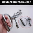 thumbnail image 3 of JUNWELL Plated Egg Beater - Classic Hand Crank Style Stainless Steel Eggs Beaters Manual Egg Beater - Handheld Rotary Eggs Frother Beater - Milk Frother Blending Tools - Household Whisk C, 3 of 7