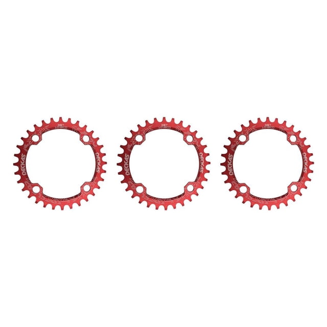 Disco de bielas Sonducket 36T Rojo Accesorios de bicicleta de montaña