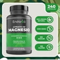 thumbnail image 4 of Citrato De Magnesio De 240 Cápsulas Sin Sabor, 4 of 6