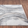 thumbnail image 5 of LUXE WEAVERS Lagos Collection 5070 Grey 5x7 Abstract Area Rug, 5 of 9
