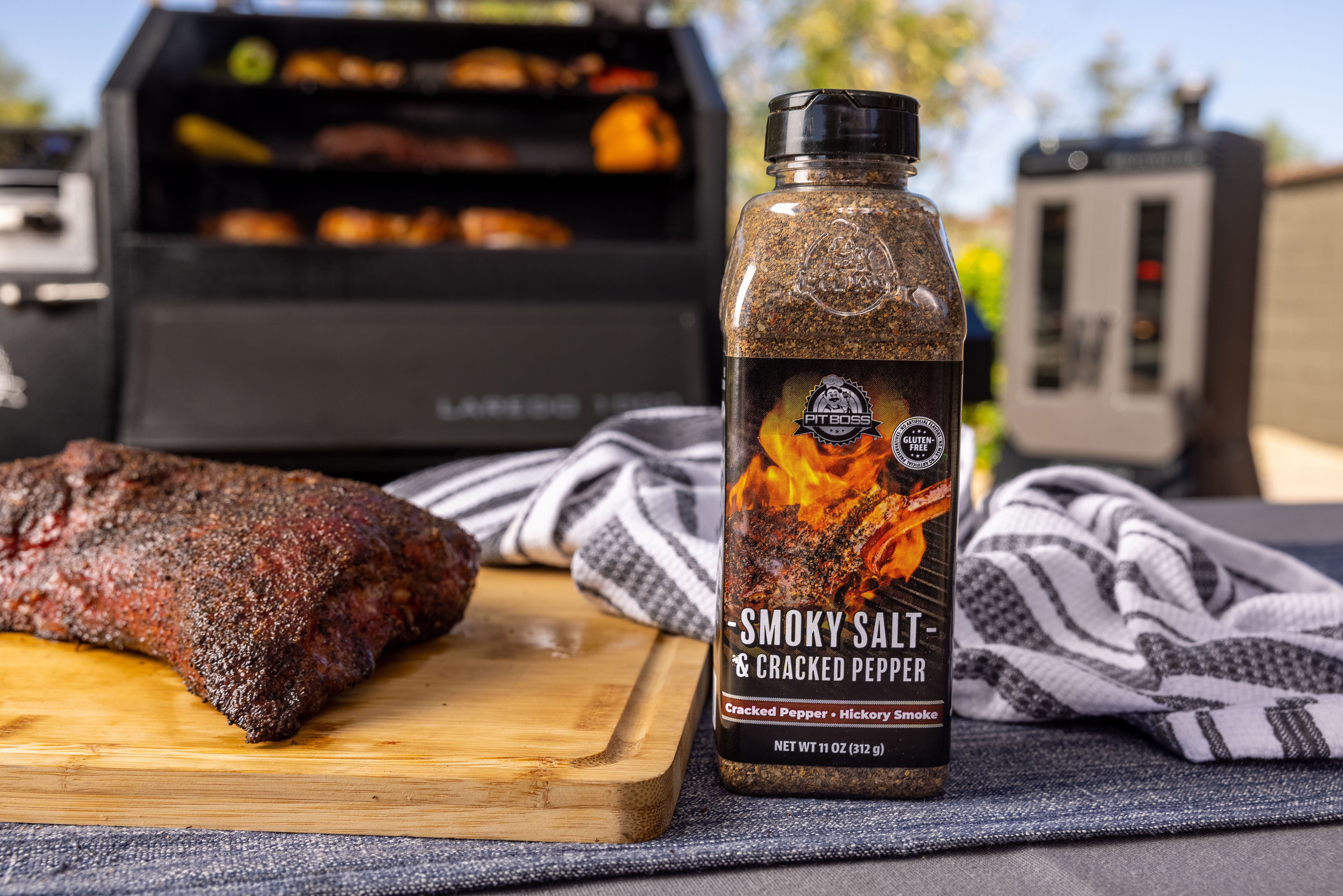 Pit Boss Smoky Salt & Cracked Pepper Spice/Seasoning - 11 Ounces