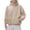 Beige, variant on Blekii Men's Cotton Collar Pullover Sweatshirt, Casual Long Sleeve Shirt Style Top, Soft Blend for Everyday Comfort, Versatile Layering Piece, Minimalist Design for Work Or Leisure,