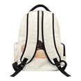 thumbnail image 2 of FUIALDOLG Cute Dachshund Paw Print Backpack with Lightweight, Large Capacity Water Resistant 17 Inch Schoolbag for Travel Casual, 2 of 9