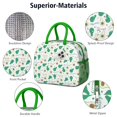 thumbnail image 4 of Lunch Bag Lunch Box for Women Reusable Insulated Lunch Bags,Water-Resistant Avocado Pattern Cooler Lunch Tote Bag, Large Capacity for Work Travel Picnic, 4 of 6