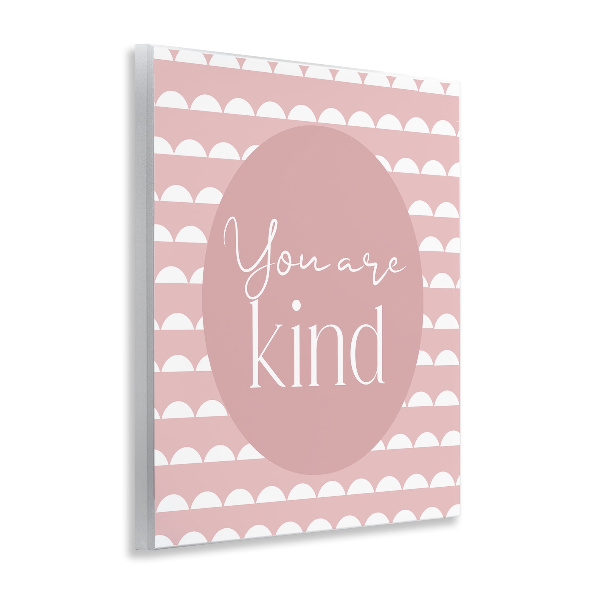 Stupell Industries You Are Kind Blush Pink Wall Plaque Art, design by Christine Simpson Art