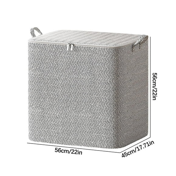 Foldable Clothing Storage Bags Youfen Non-Woven Zipper Storage Bag Moving Quilt Storage Basket Travel Large-Capacity Clothing Storage Bag