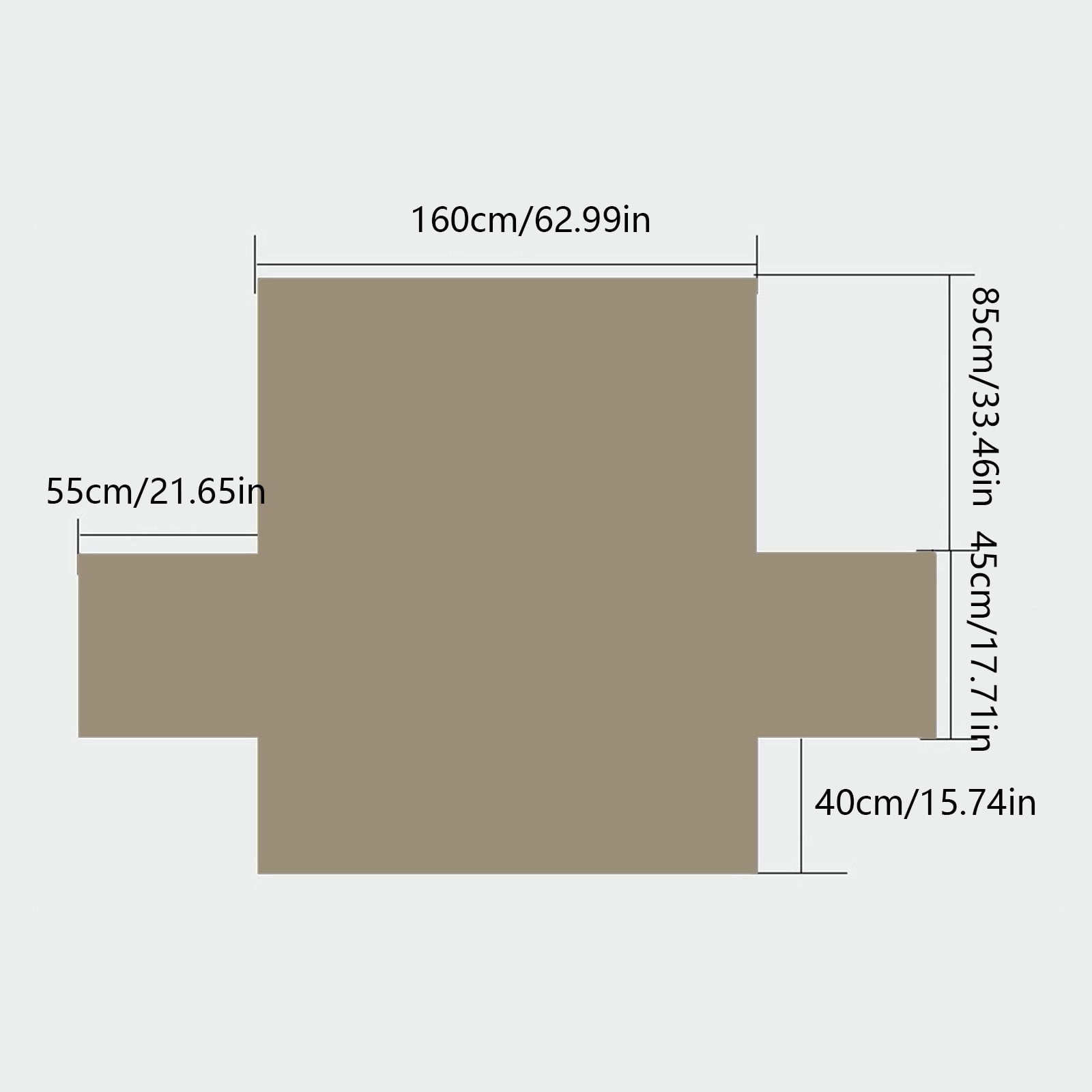 Quilted 3 Seater Sofa Cover Slipcover, Furniture Protector for Couch, Polyester Home Decor (Beige)