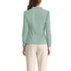 thumbnail image 3 of CAMISA DE BOTONES DE MANGA LARGA EN V ELEGANTE PARA MUJERES CHIC L VERDE CLARO, 3 of 6
