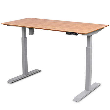Gymax 53 Wide Electric Height Adjustable Standing Desk Sit To