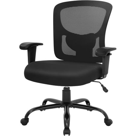 

Ergonomic Desk Chair Office Chair Computer Chair 400lbs with Lumbar Support Wide Seat Adjust Arms Rolling Swivel High Back Task Executive Big and Tall Office Chair for Home Office，Blue
