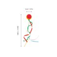 thumbnail image 2 of Hytrove 3Ud Adorno Para Antena Vehículo Con Bola Multicolor Y Decorativa Resistente Y Llamativa, 2 of 8
