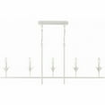 thumbnail image 2 of 537-MT Crystorama Lighting Broche - 5 Light Chandelier In Modern Style-21 Inches Tall and 53.5 Inches Wide-Matte White Finish, 2 of 8