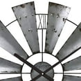 thumbnail image 3 of FirsTime Horloge Murale & Co., 24", Gris Galvanisé, 50083, 3 of 4