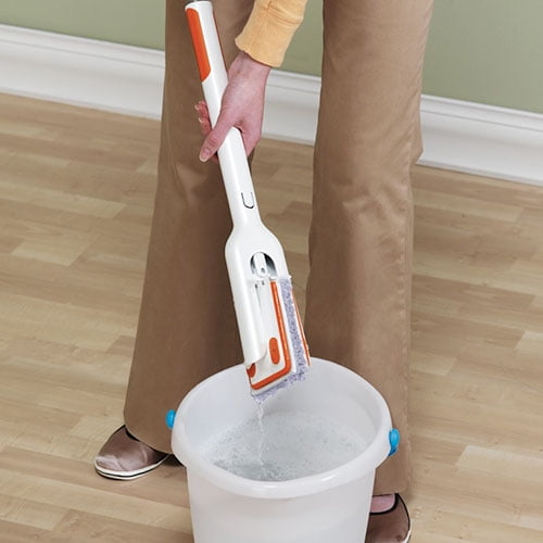 1751 Bissell Smart Details Lightweight Swivel Mop with Microfiber pad and Folding telescoping Handle 