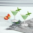 thumbnail image 5 of 12pcs Martini Glasses Unbreakable Reusable Disposable Cocktail Glasses Dessert Cocktail Cups Drinkware for Appetizer Dessert Mousse Martini Cocktail for Home Bar Party Supplies, 5 of 6