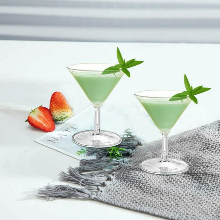 Verres à Martini en Plastique pour Poulet, Mini Dessert, Cocktail, ixde  Mariage, 100