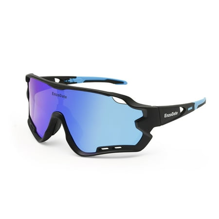 Polarized Cycling Goggles with 3 Lenses for Mountain Bike ATV Outdoor Sports Eyewear MTB Sunglasses