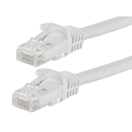 100' FT Feet 100Ft 100 Feet CAT6 CAT 6 RJ45 Ethernet Network LAN Patch Cable Cord For connects Computer to printer, router, switch box PS3 PS4 Xbox 360 Xbox One - White