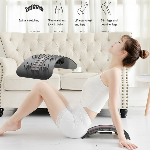 Opolski Back Stretcher Lower Upper Back Pain Relief Compact Size Portable Multi-Level Adjustable Spine Board Back Cracker