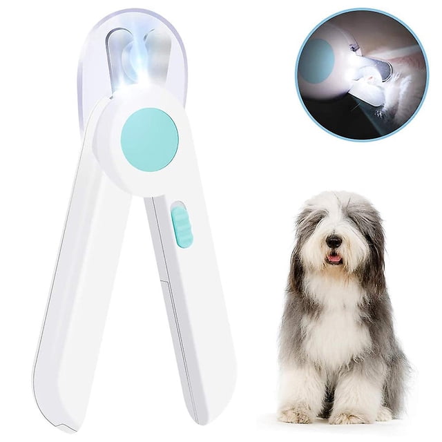 Pet Nail Clipper, Led Light Dog Nail Trimmer And Toenail Clippers