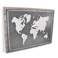 thumbnail image 3 of Oriana Painted Metal & Wood World Map Wall Decor, 3 of 3